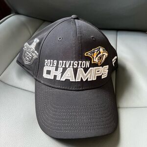 Nashville Predators Fanatics 2019 Division Champions Hat/Cap Black NHL